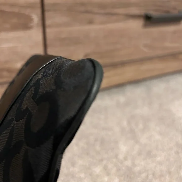 COACH - coach monogram canvas and leather crossbody strap - Picture 7 of 8